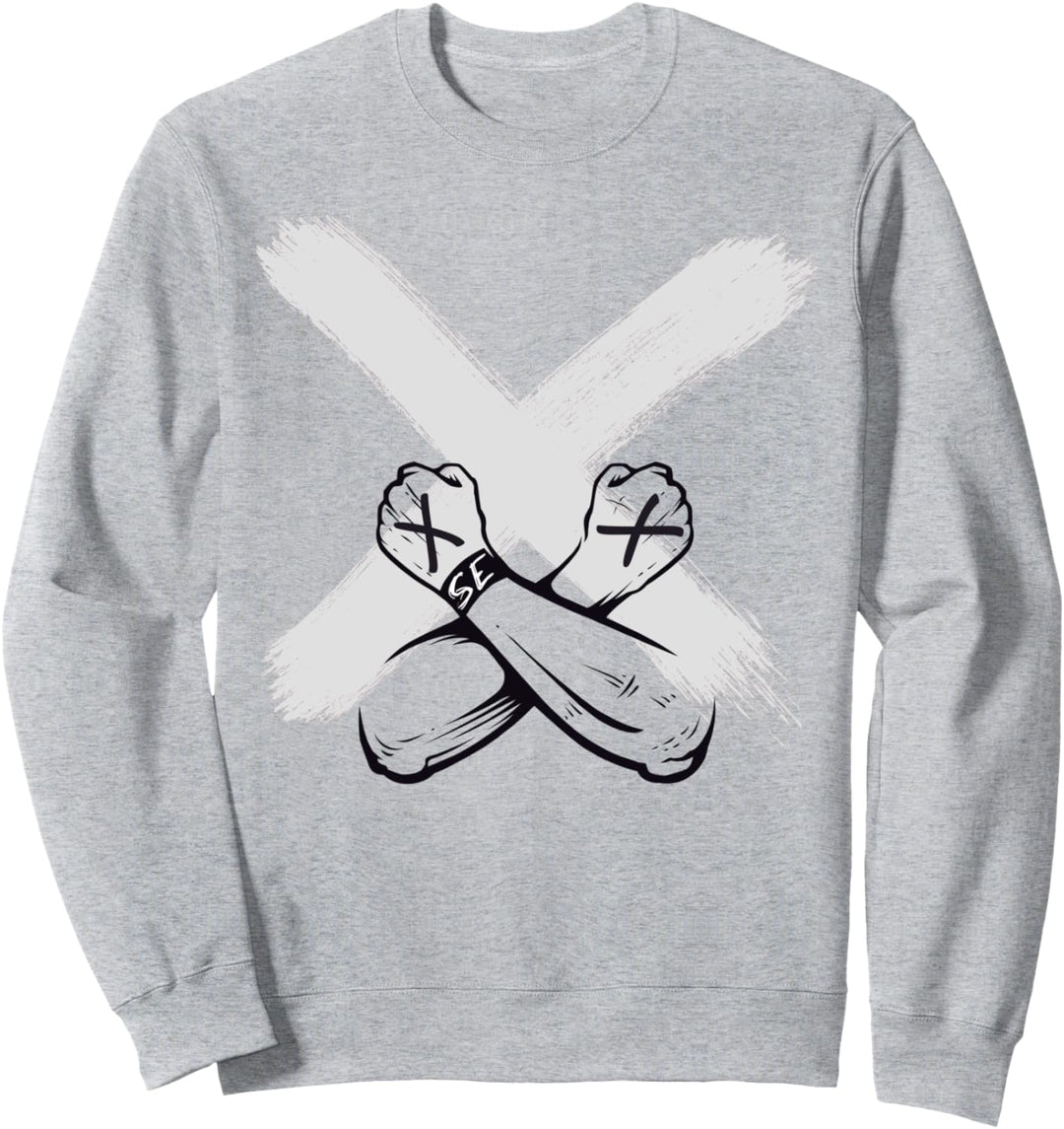 Straight Edge, Vegan, gegen Drogen, Punk Shirt Sweatshirt