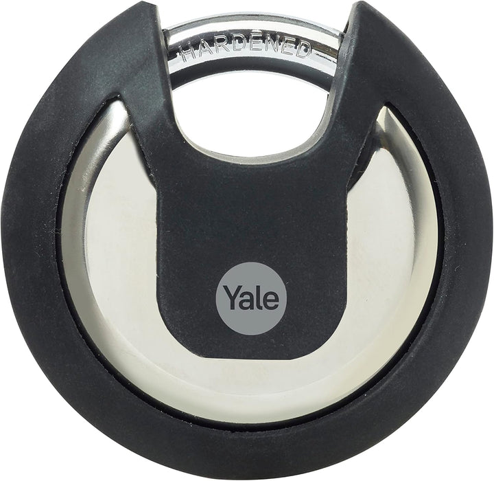 Yale Y130B/70/116/1, Maximale Sicherheit, 70 mm, Edelstahl, Vorhängeschloss, wetterfest, EN12320 CEN