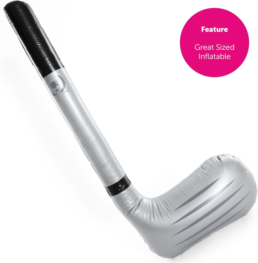 Aufblasbarer Golfschläger - 24 Stück - Neuheit Verkleidung Golf Club Prop - Perfektes Zubehör für Sp