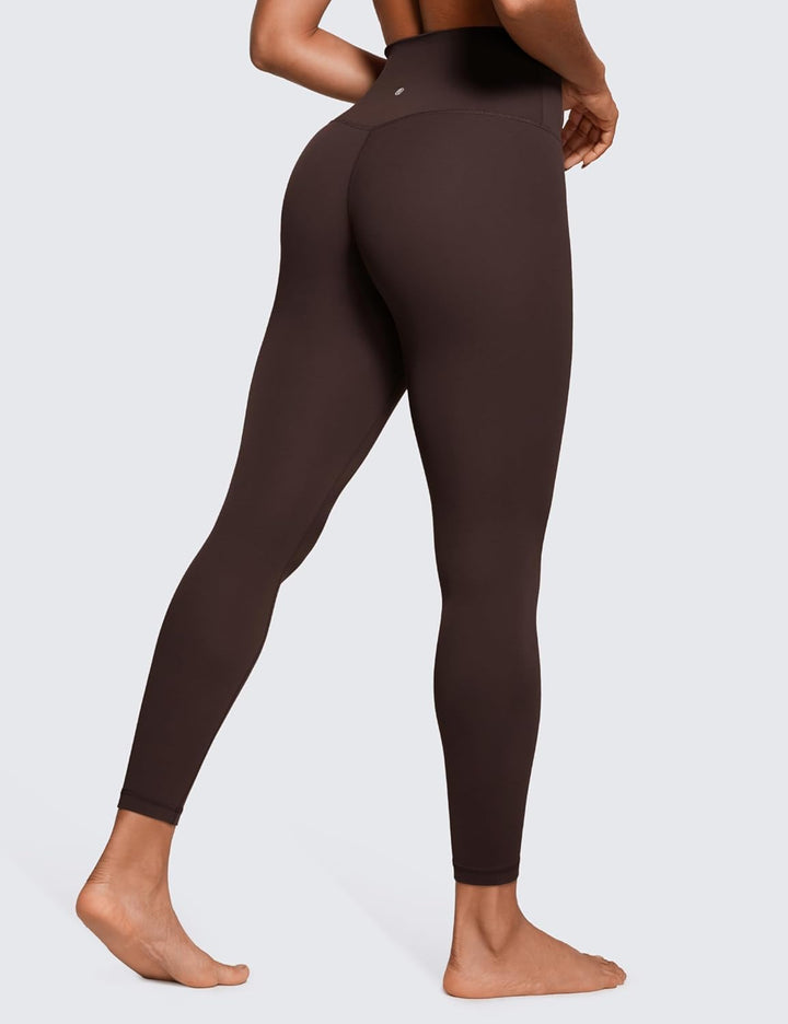 CRZ YOGA Butterluxe Damen Sport Leggings - 64cm High Waist Blickdicht Yoga Leggins Sporthose Workout