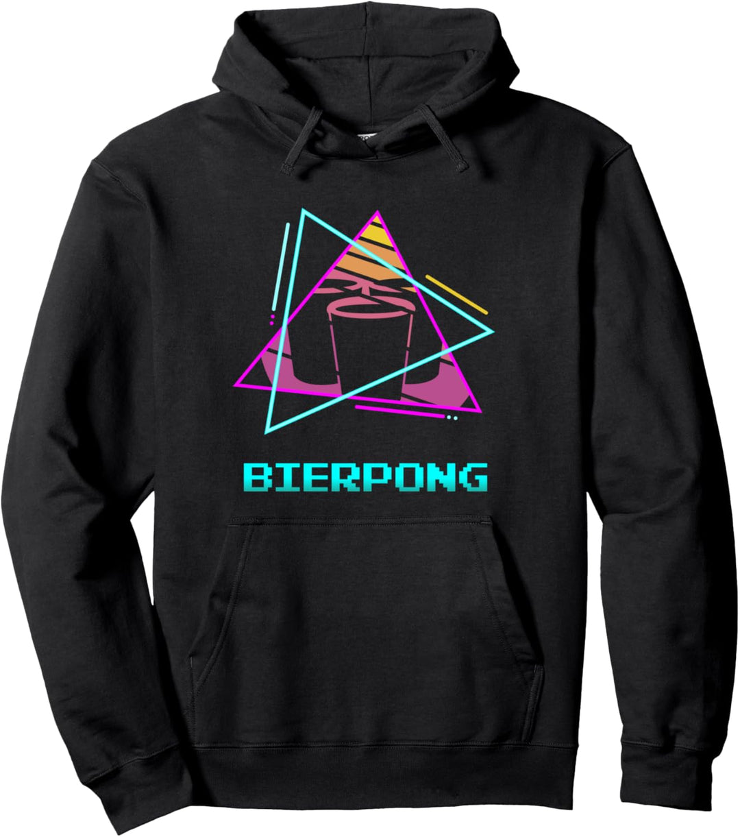 Retro Vintage Classic Bierpong Pullover Hoodie