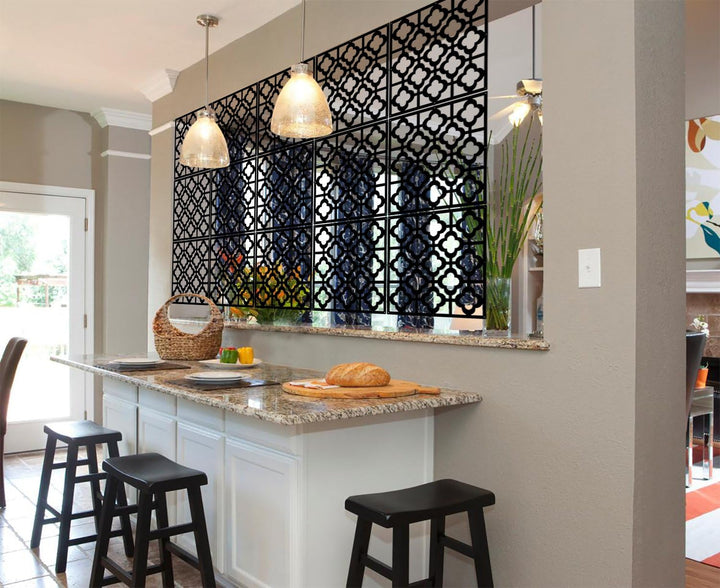 12pcs DIY Raumteiler Bildschirm Kunststoff Hängeleinwand Wandaufkleber Studieren Sitzecke Raumteiler