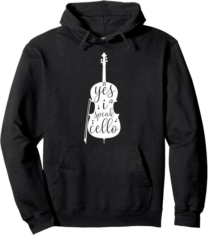 Cello sprechen Violoncello Instrument Kleidung Cellist Cello Pullover Hoodie