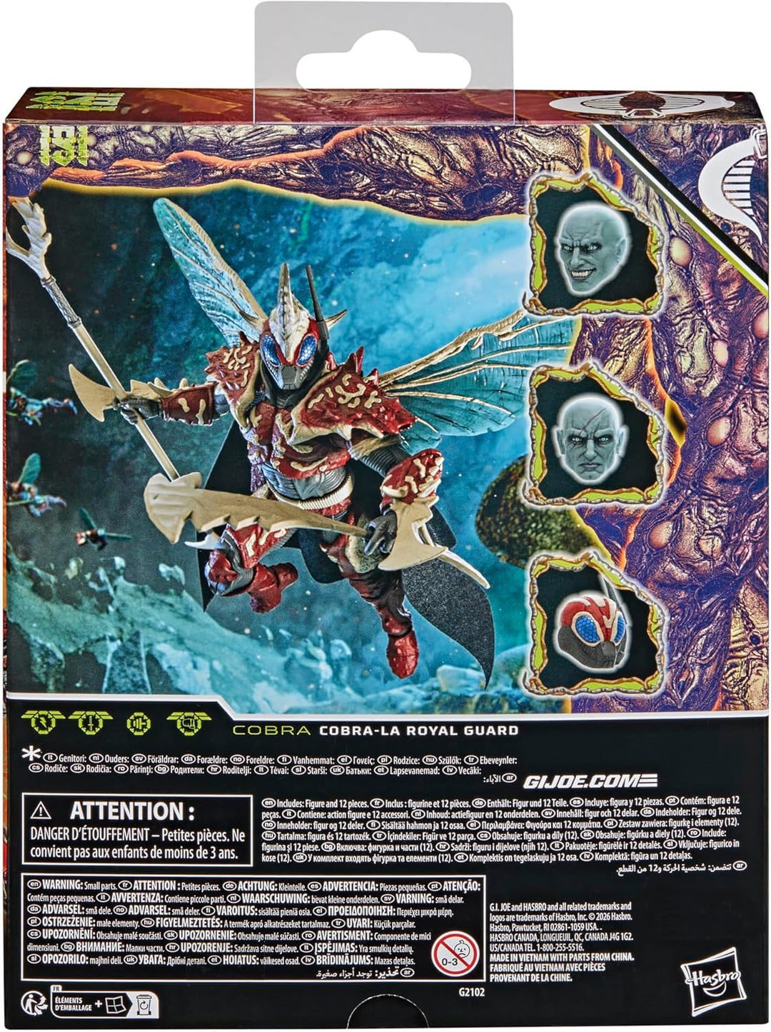G.I. Joe Classified Series #191, Cobra-La Royal Guard, Action-Figur (15 cm) zum Sammeln mit 12 Acces