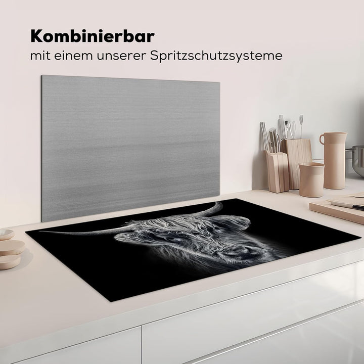 Herdabdeckplatte Einteilig Abdeckplatten Cerankochfeld Abdeckung Ceranfeld Herdplattenabdeckung Indu