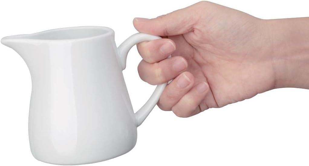 Olympia U821 creme oder Milch Krug mit Griff, 10 oz (Pack von 6) 305ml 10.75oz Einzelbett, 305ml 10.