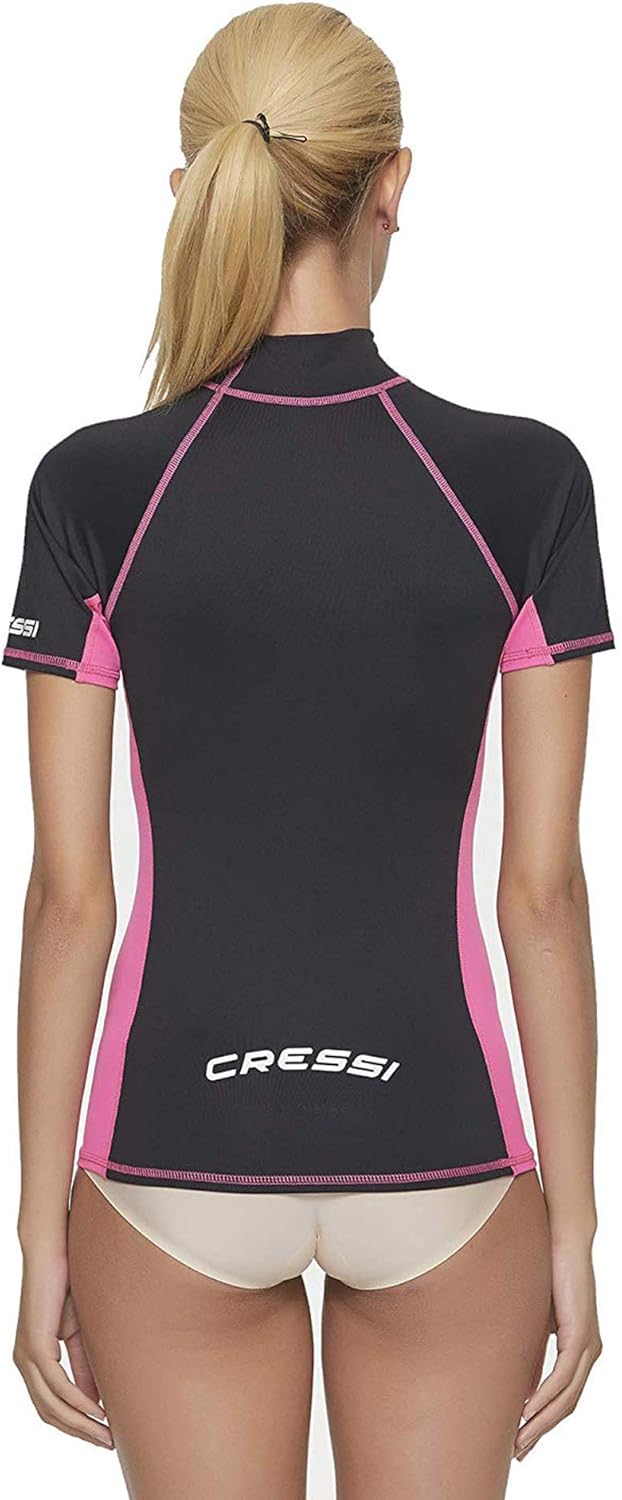 cressi Lady Rash Guard – Schützender Rashguard Damen Kurze oder Langen Ärmel für Sup und Wassersport