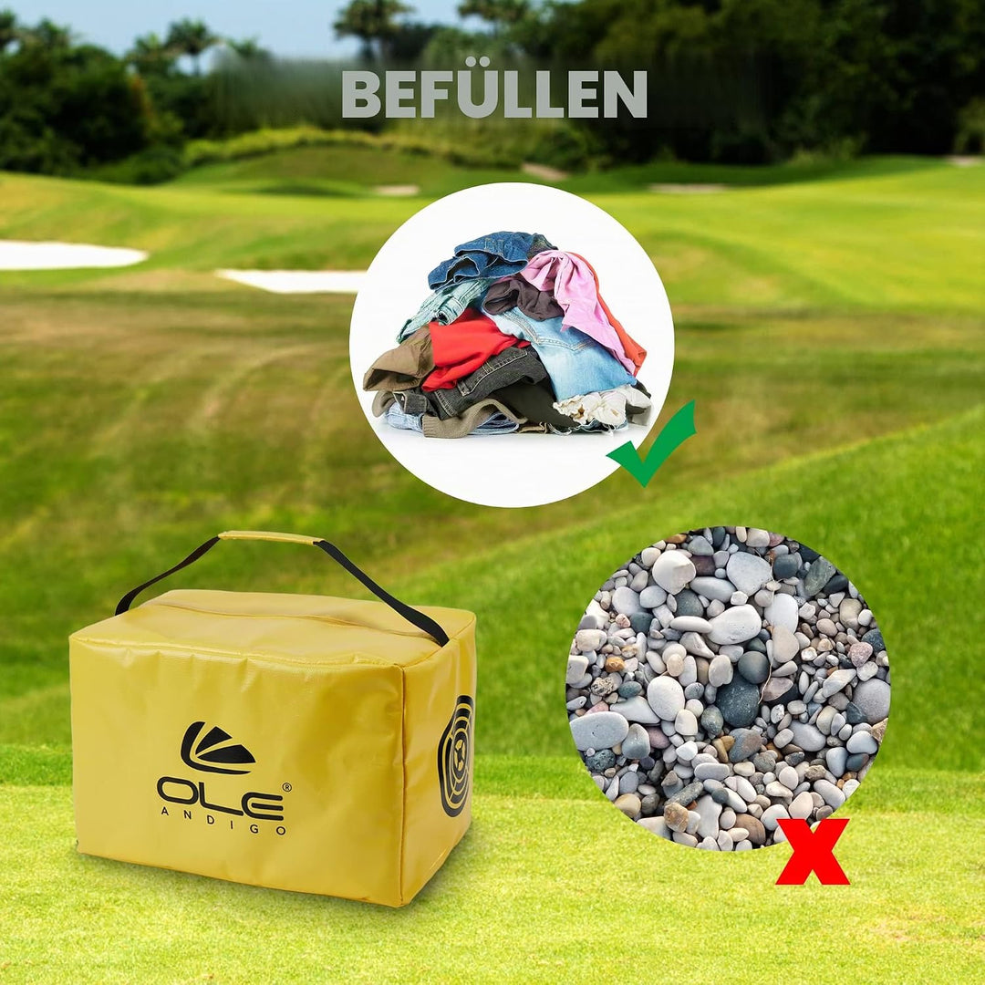 Golf-Schlagsack, wasserdicht, für Schwungübungen | Wasserdichte, verstärkte Schlagtasche für Golfsch