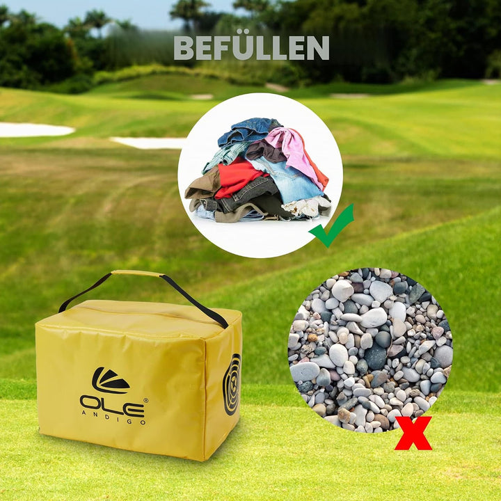 Golf-Schlagsack, wasserdicht, für Schwungübungen | Wasserdichte, verstärkte Schlagtasche für Golfsch