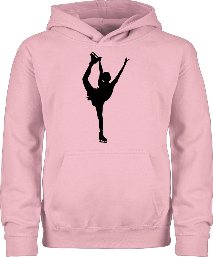 Shirtracer - Kinder Hoodie Jungen Mädchen - Sport Kleidung - Eiskunstläuferin Einzellaufen 152 1 Hel