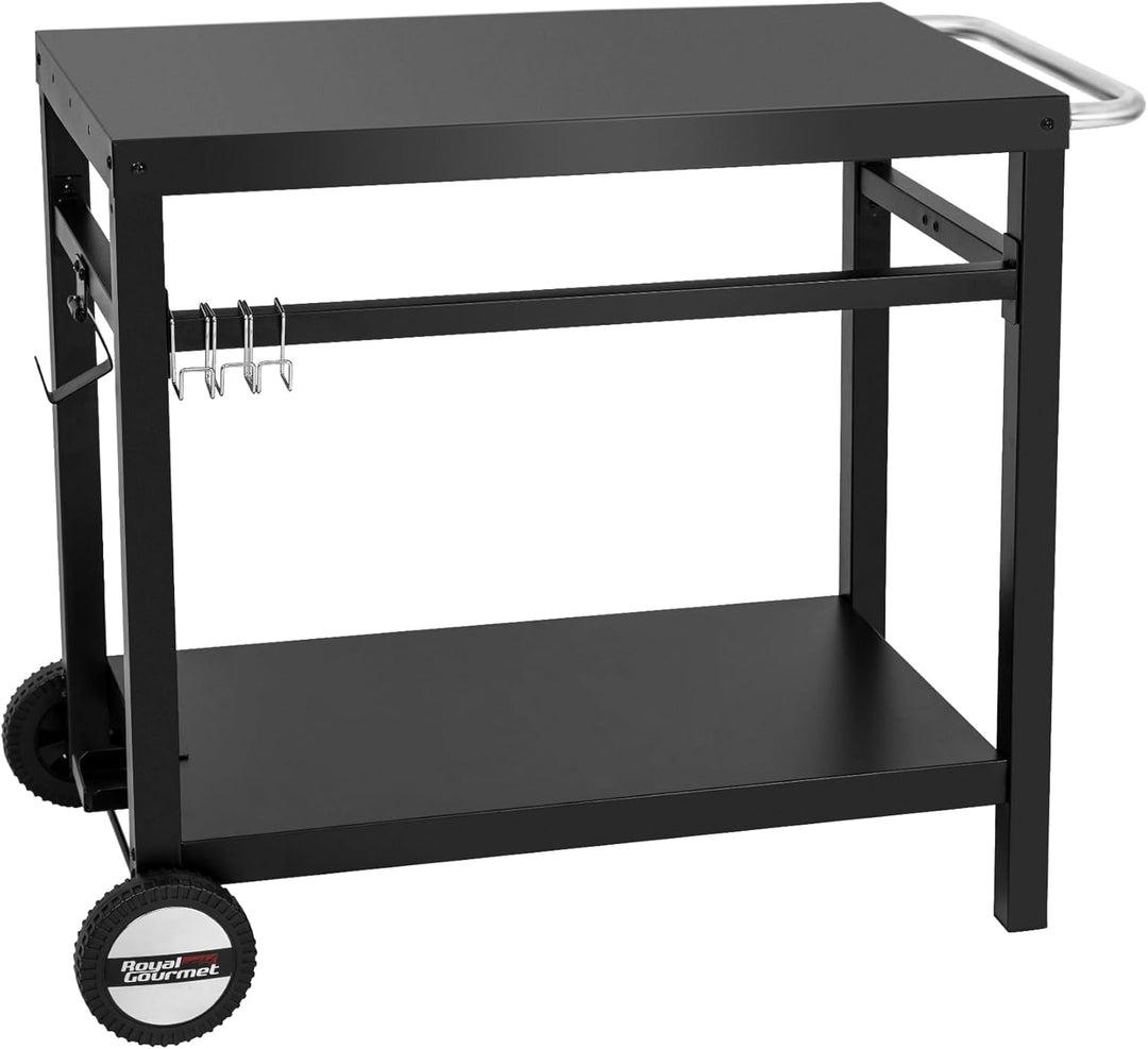 Royal Gourmet Grillwagen Grilltisch Outdoor Beistelltisch Garten Trolley Outdoorküche Multifunktione