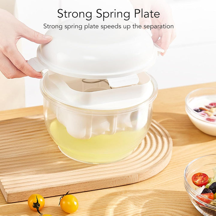 Hochleistungs-Joghurtbereiter Molketrenner, Langlebiges, Feinmaschiges Sieb Sorgt für Maximale Effiz