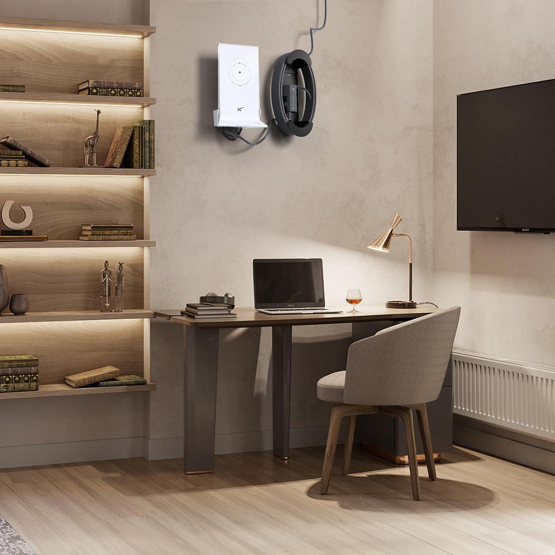 EDUP Starlink Ethernet-Kabelhalter mit Adapterhalter, wandmontierbare Ethernet-Kabelbox, Starlink-In