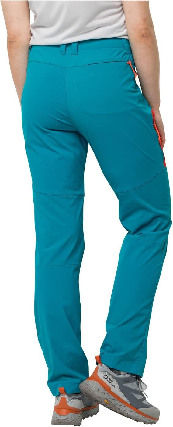 Jack Wolfskin Damen Wanderhose Glastal 38 1281 Tile Blue, 38 1281 Tile Blue
