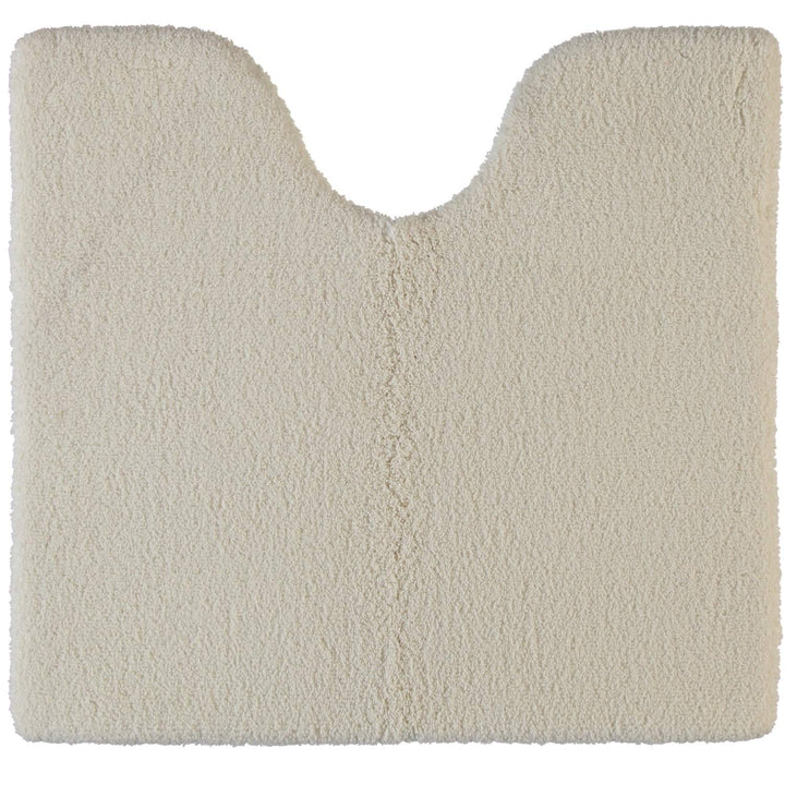 Rhomtuft Badteppiche Square Natur-Jasmin - 20 Toilettenvorlage mit Ausschnitt 55x60 cm, Toilettenvor