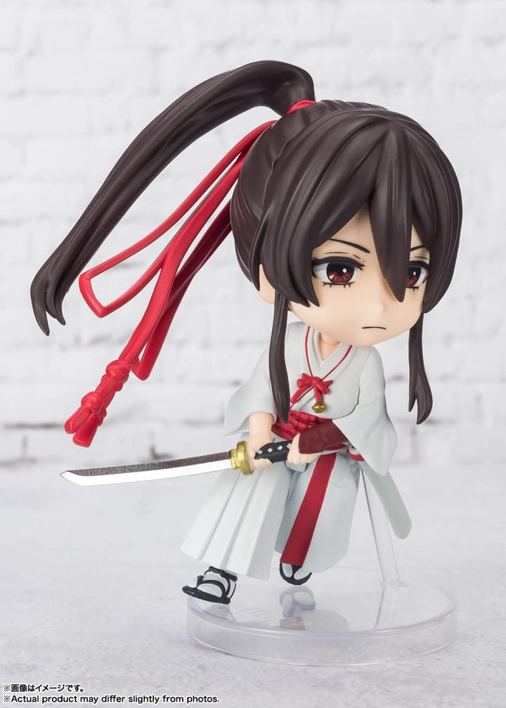 BANDAI Hell's Paradise Jigokuraku Figur Figuarts Mini Yamada Asaemon Sagiri 9 cm Schwarz, Schwarz