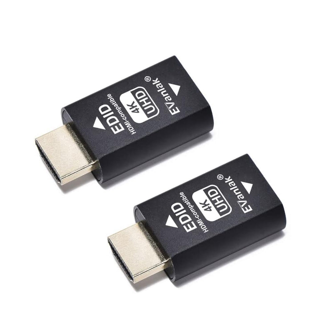 EVanlak HDMI-Emulator-Adapter (3. Generation), kompatibel mit Mac Thunderbolt auf HDMI-Switches/Exte