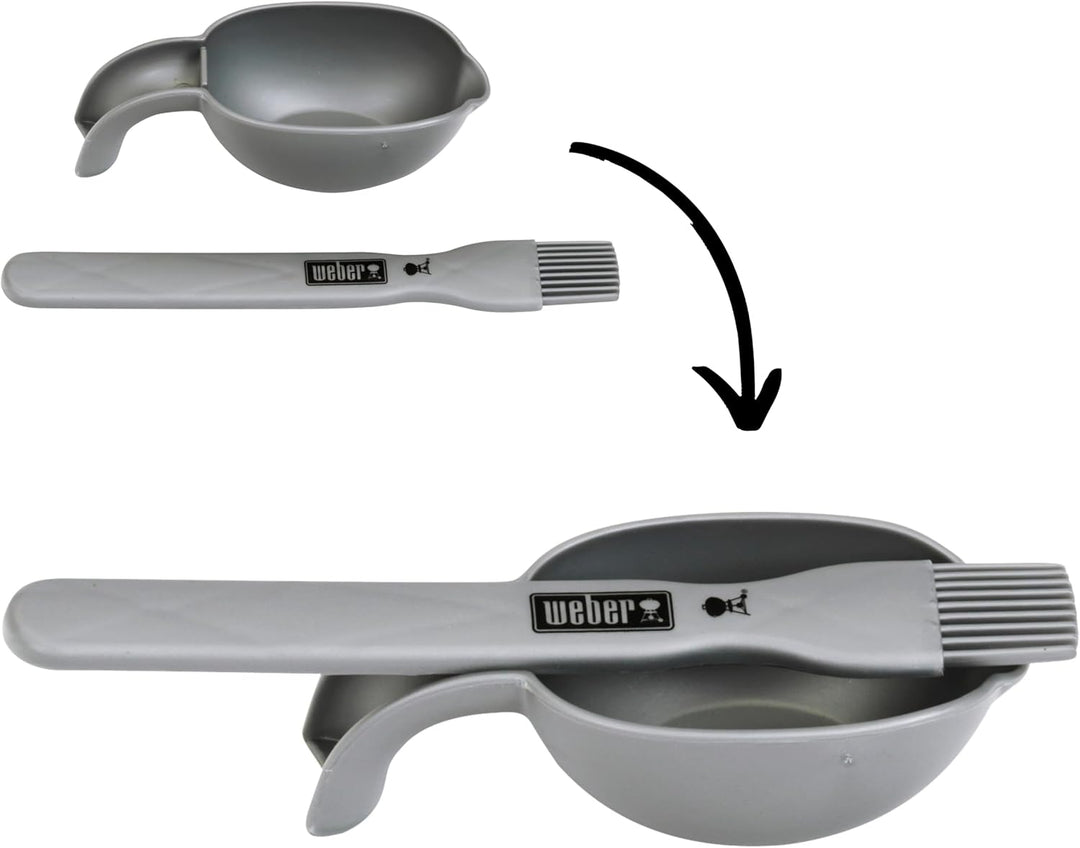 Theo Klein 9445 Weber Grill Genesis aus Holz inklusive Einsätze für Steak, Pizza oder Gemüse Mit Foo