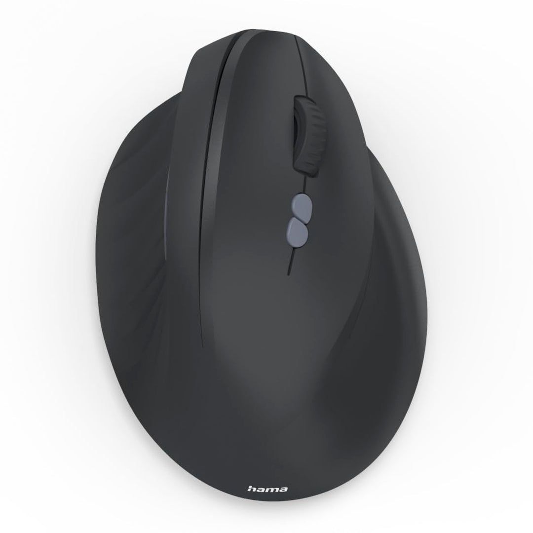 Hama vertikale Maus, Bluetooth/Funk (Multi Device, optische Maus ohne Klickgeräusch, 8 Tasten, ergon