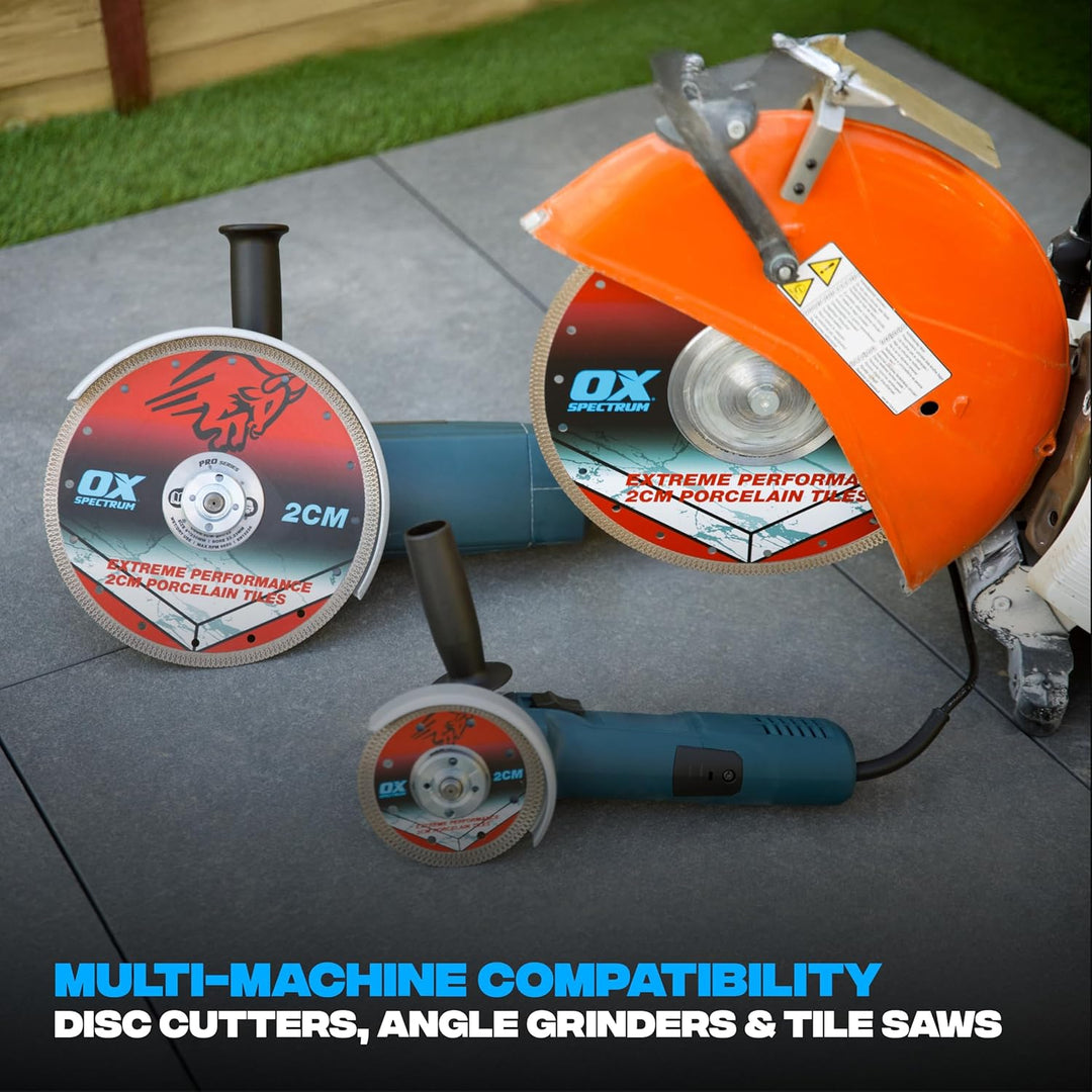 OX Pro Porzellan-Schneideklinge, 2 cm, 125/22,23 mm 125mm / 5 inch, 125mm / 5 inch