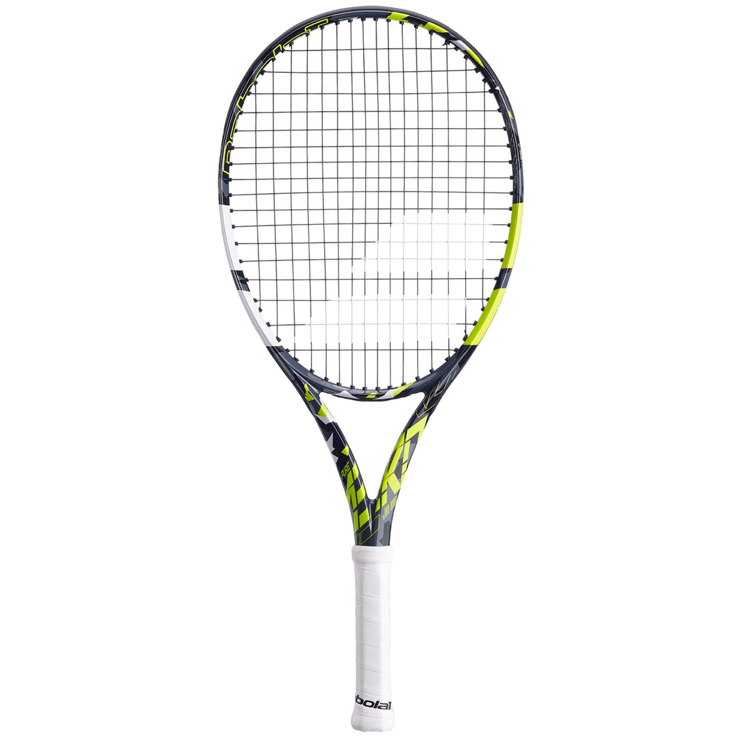 Babolat, Tennisschläger Modell Pure Aero Junior 25 Gen8, Grösse 635 mm, Farbe Grau Gelb Weiss, Griff