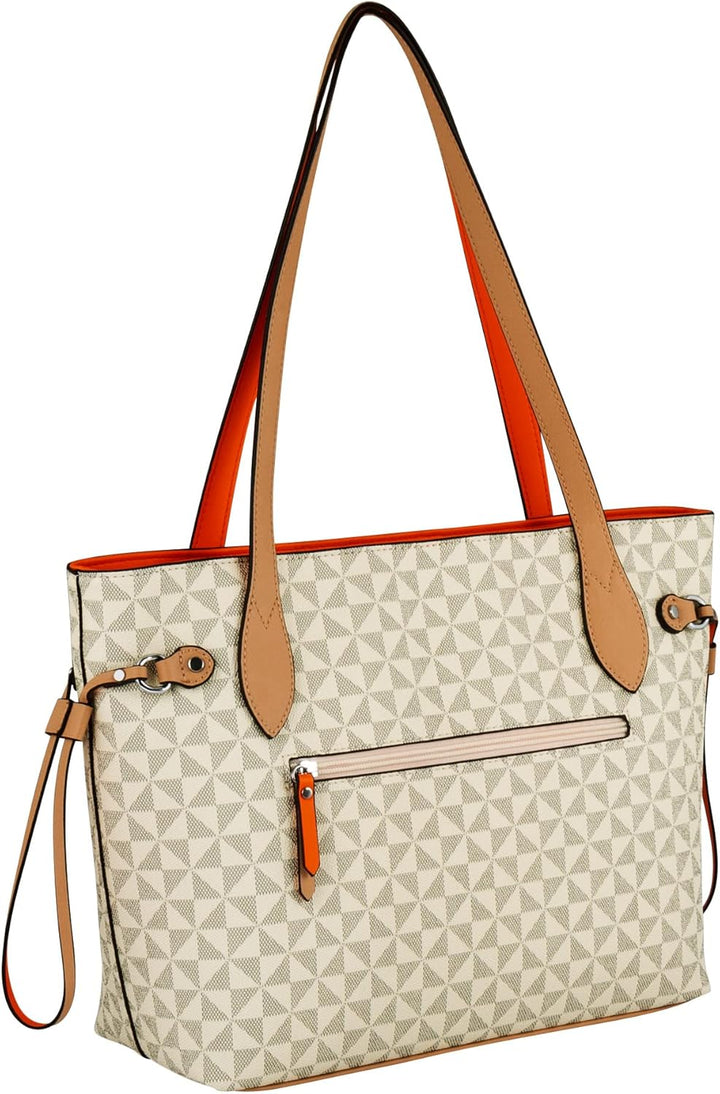 Gabor Damen Barina Flower Shopper 41,5 x 13 x 29 Mixed Orange, 41,5 x 13 x 29 Mixed Orange