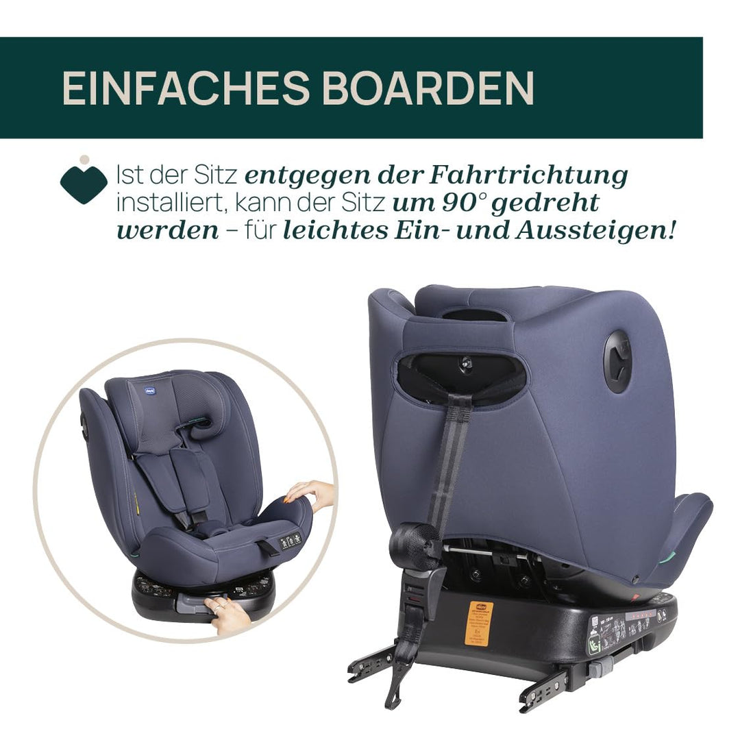 Chicco Unico Evo I-Size, gewicht 0-36 Kg, für Kinder von 40 bis 150 cm, homologiert ECE R129/03, Iso