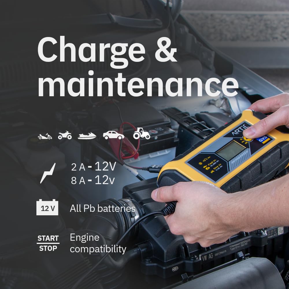 GYS GYSLadegerät Batterieladegeräte für Fahrzeuge mit 12V Batterien Artic 8000