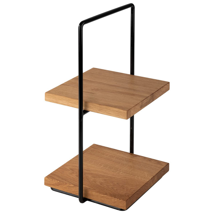 APS 33300 2-stufige Etagère Perfecto SMALL, bestehend aus 1 Buffetständer und 2 Buffetbrettern aus E