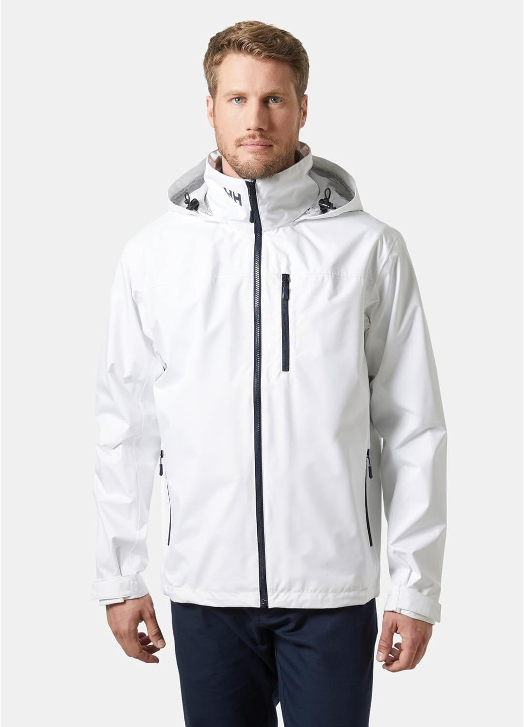 Helly Hansen Herren Crew Hooded Jacke Jacke (1er Pack) S Weiss 2.0, S Weiß 2.0