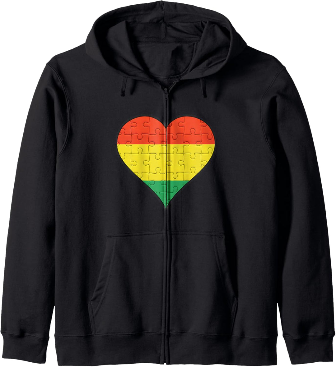 Bolivien Bolivianische Flagge Herz Kapuzenjacke