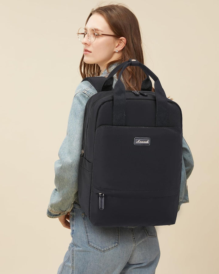 LOVEVOOK Laptop Rucksack Damen, 15,6 Zoll Schulrucksack Teenager mit Laptopfach, Schultasche Mädchen