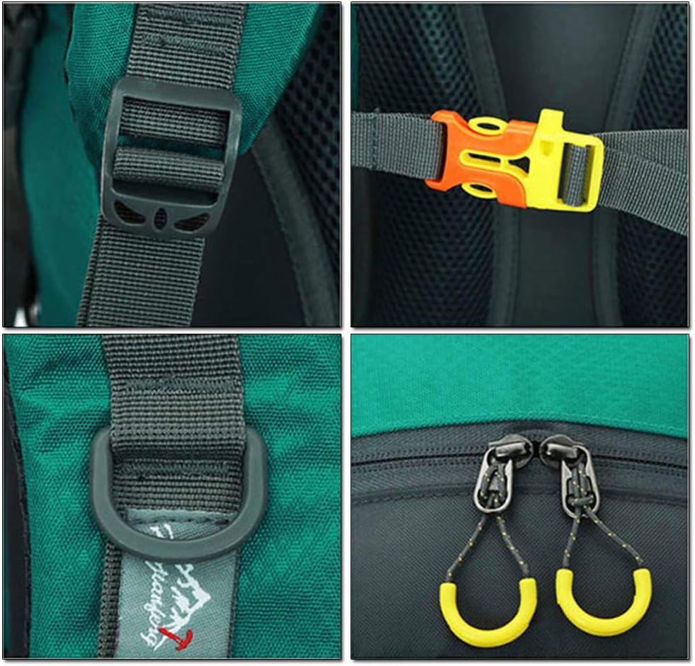 BOZEVON Outdoor Trekkingrucksacke - Reiserucksack Wanderrucksack Sport Radfahren Klettern Rucksack H