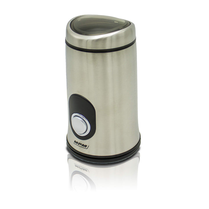 MPM - MMK-02M - Kaffeemühle - zum Mahlen von Kaffeebohnen - 50 g Behälter - 115 g/Min. - Edelstahl-S