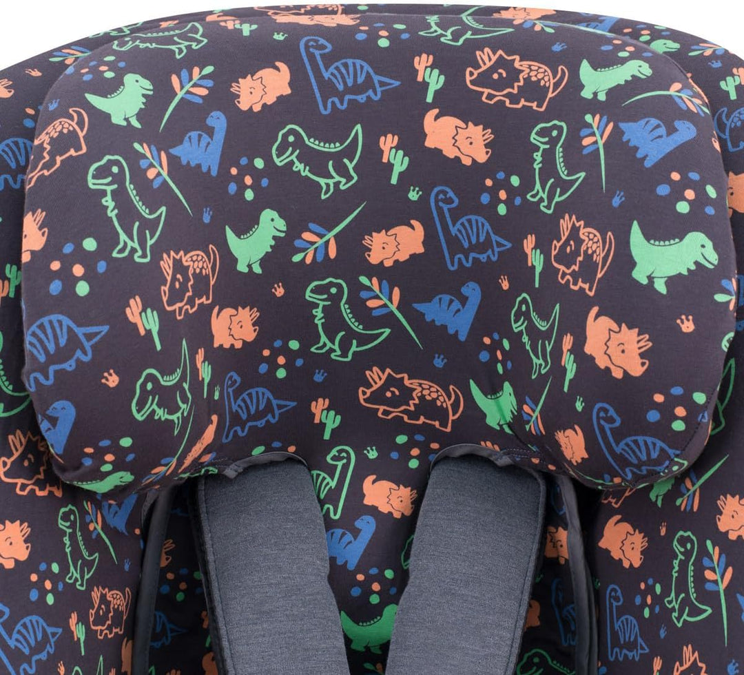 JYOKO Kids Bezug kompatibel mit Joie Spin 360, Nuna Rebl, aus Baumwolle (Happy Dino) Happy Dino Bezu