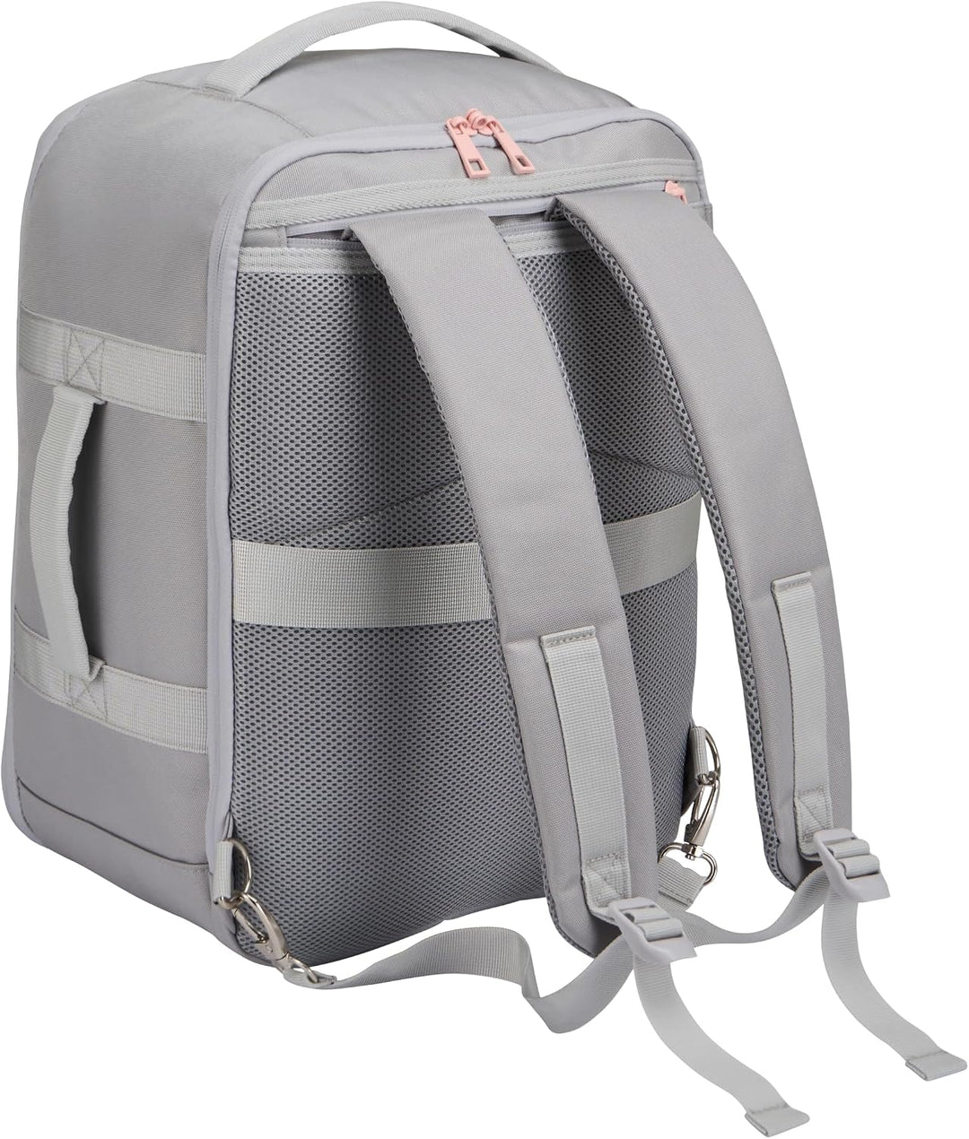 Cabin Max Handgepäck-Rucksack Backpack Reiserucksack Ryanair 40x30x20 24L 40 x 30 x 20cm Grau und Ro