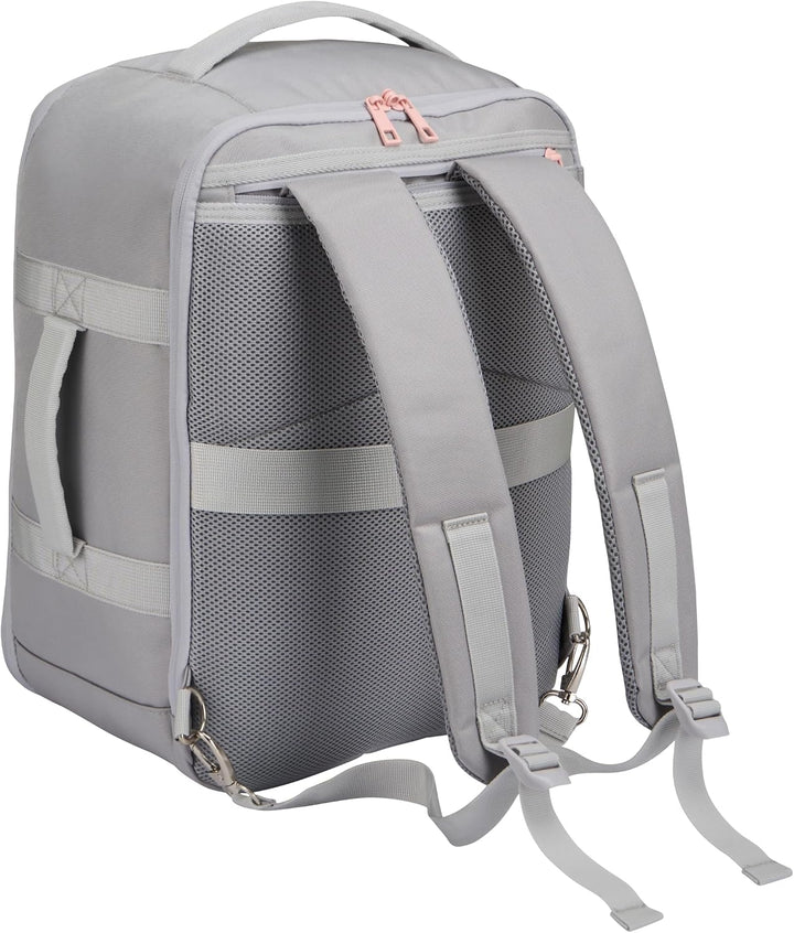 Cabin Max Handgepäck-Rucksack Backpack Reiserucksack Ryanair 40x30x20 24L 40 x 30 x 20cm Grau und Ro