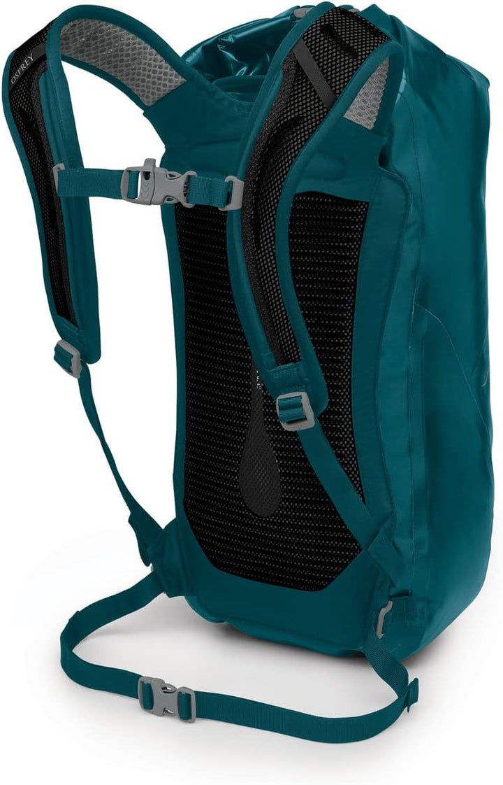 Osprey Transporter Roll Top WP 25 Rucksack Daypack Tagesrucksack Night Jungle Blue, Night Jungle Blu