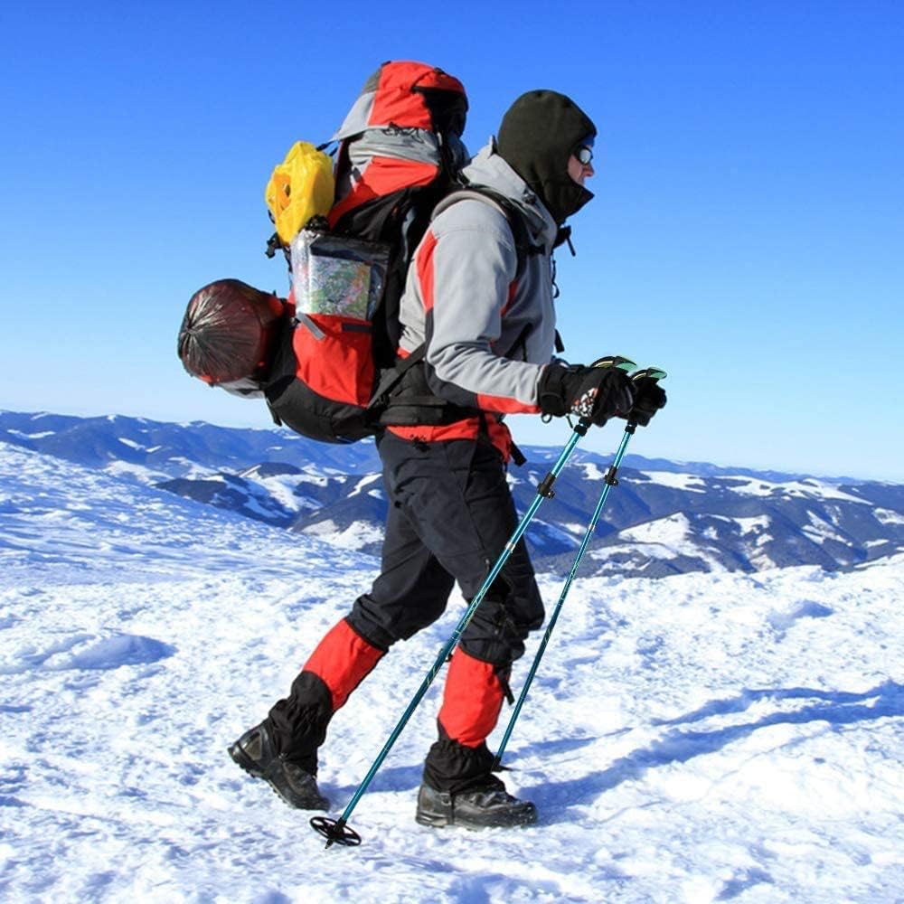 Wanderstöcke, Faltbare Trekkingstöcke für Frauen Männer Senioren, Leichte und Einstellbare Walking S