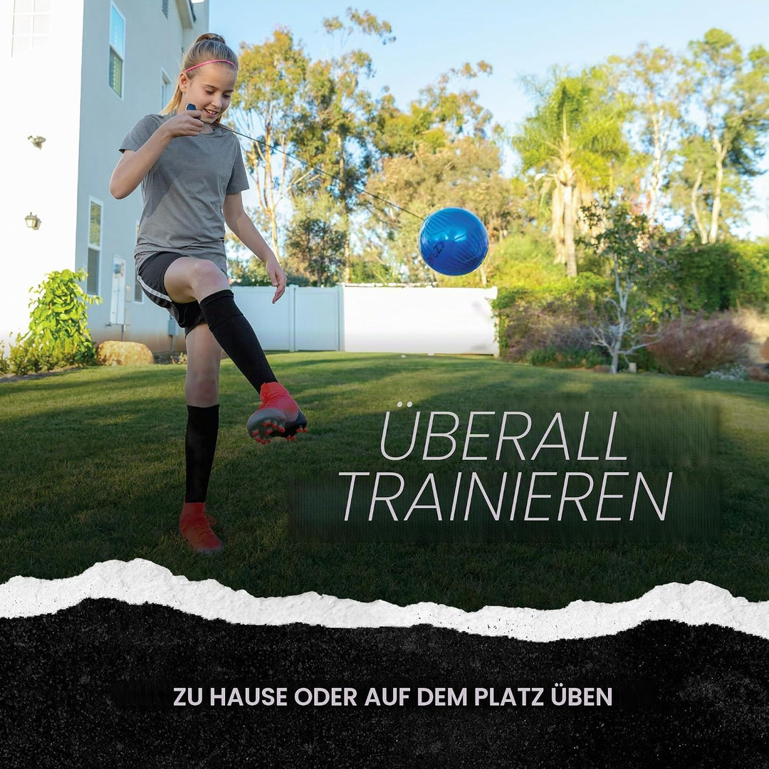 SKLZ Star-Kick Football Rebounder, Football Training Equipment, Kick Trainer Einheitsgrösse Volt, Ei