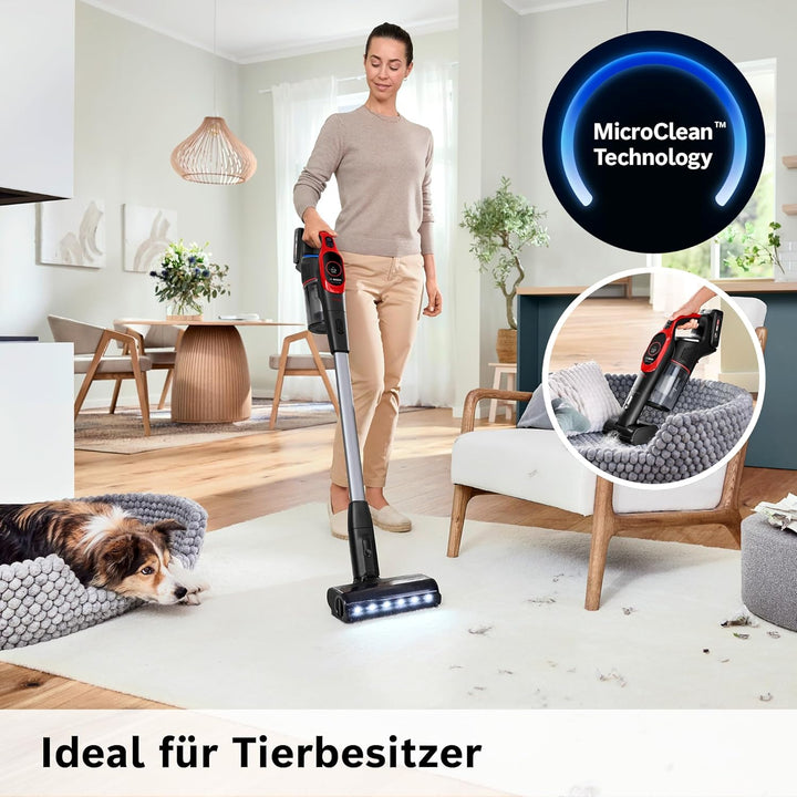 Bosch Akku-Staubsauger Unlimited 9 ProAnimal BKS941PET, kabellos, MicroClean Technology, Display, St