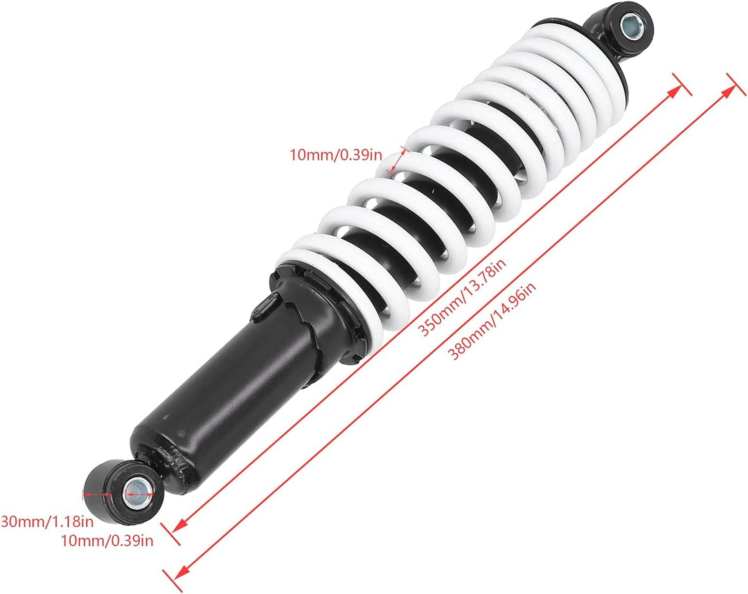 Yctze Dämpfer der Hinterradaufhängung Stossdämpferstrebe 350mm Motorrad Stossdämpfer Einstellbarer D