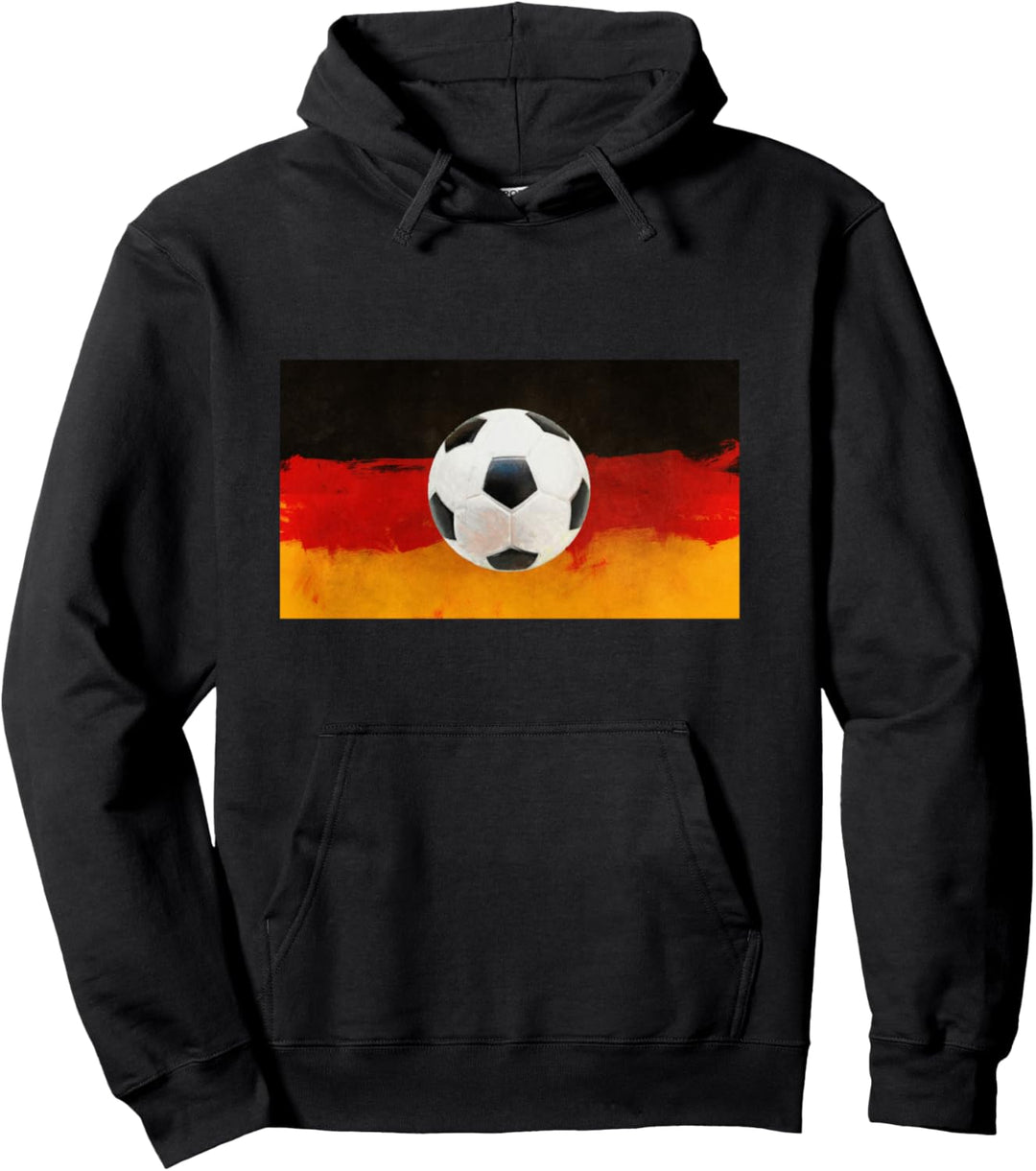 Deutschland Flag Football Deutsch National Deutschland Pullover Hoodie