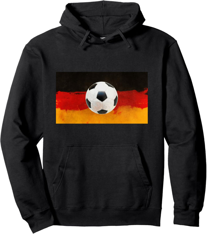 Deutschland Flag Football Deutsch National Deutschland Pullover Hoodie