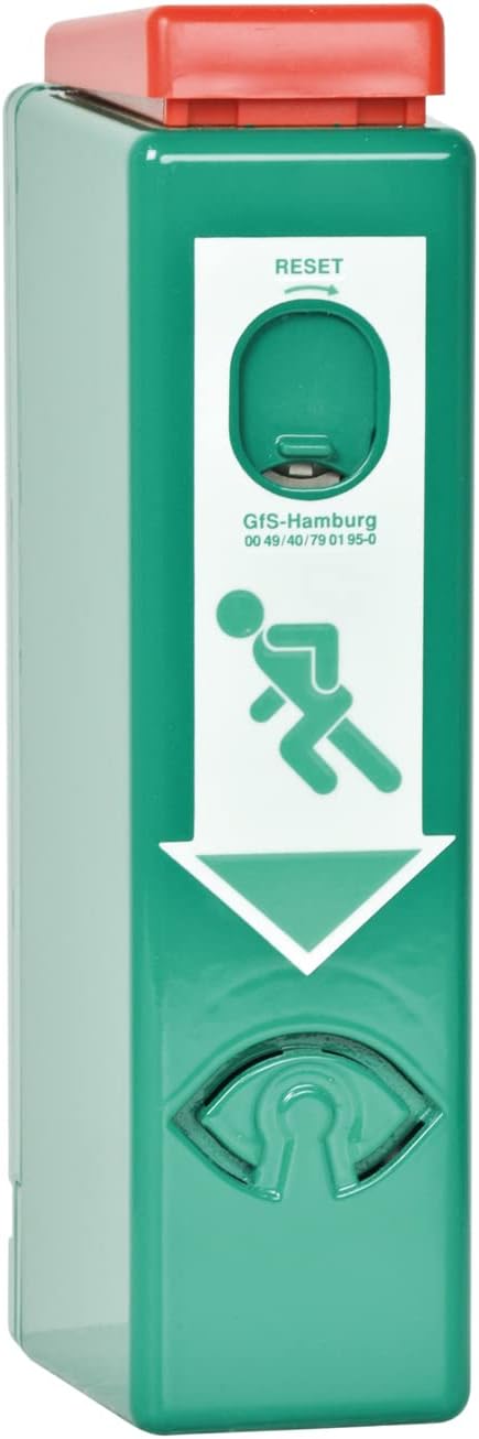 GFS EH-Türwächter 990 100 PHZ inkl. 2 Schlü. grün lack. Voralarm 9 V Batterie