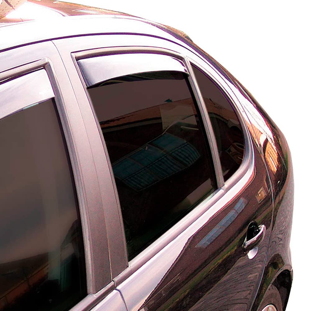 ClimAir Car Comfort Fensterblenden Master Dark (hinten) kompatibel mit Renault Captur II 2020-