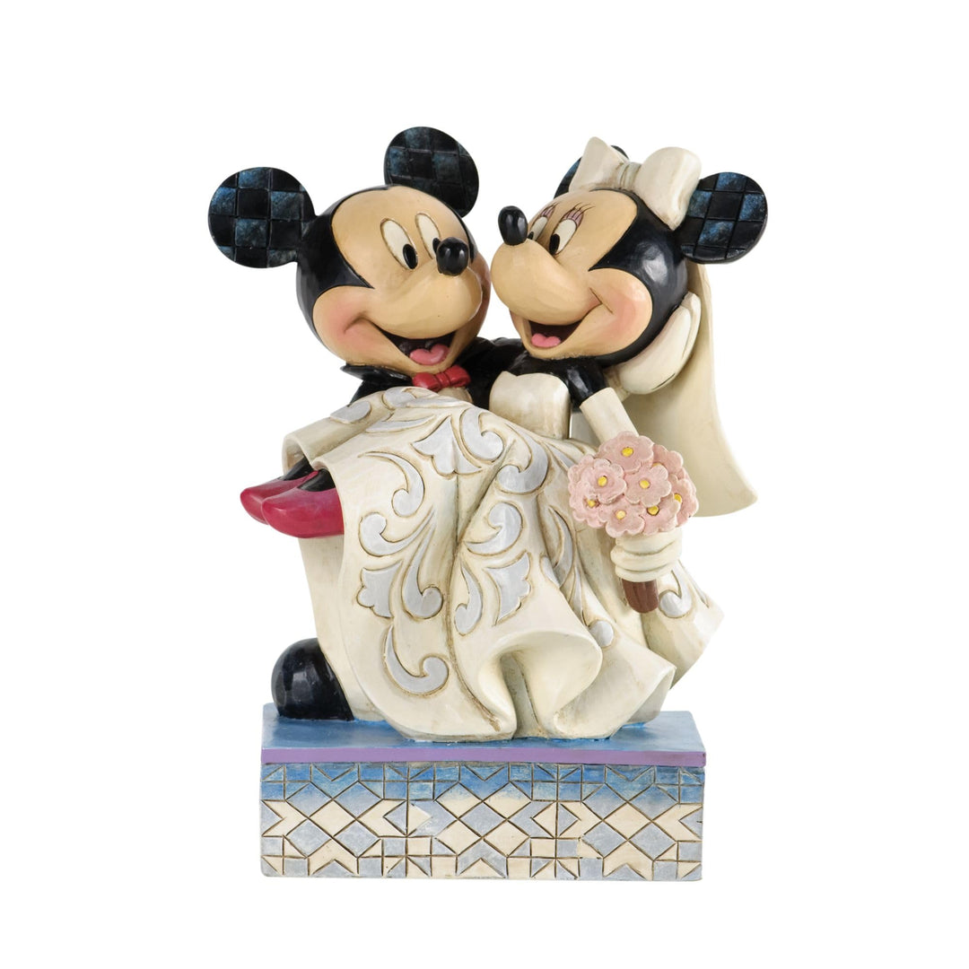Disney Traditions 4033282 Mickey und Minnie Hochzeitsfigur, 17,0 cm