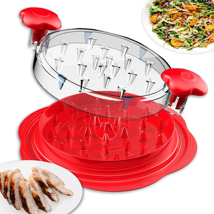 Hühnchen Zerkleinerer, 25.5cm Grosser Hähnchenbrust Zerkleinerer Werkzeug Twist, Sichtbares Chicken