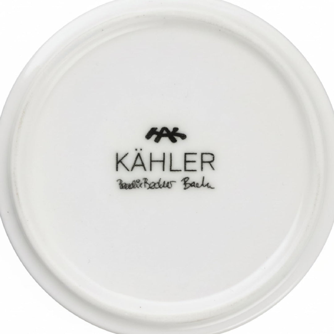 Kähler Teelichthalter hoch H30 cm Nobili Sammlerobjekt dänisches Design, Weiss 28,5 cm Schnee Weiss,