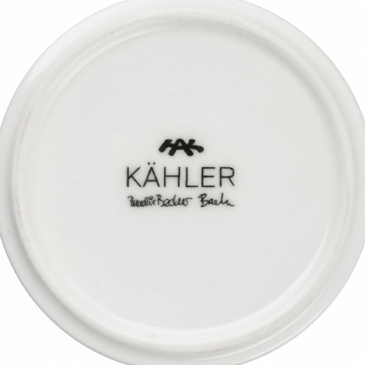 Kähler Teelichthalter hoch H30 cm Nobili Sammlerobjekt dänisches Design, Weiss 28,5 cm Schnee Weiss,